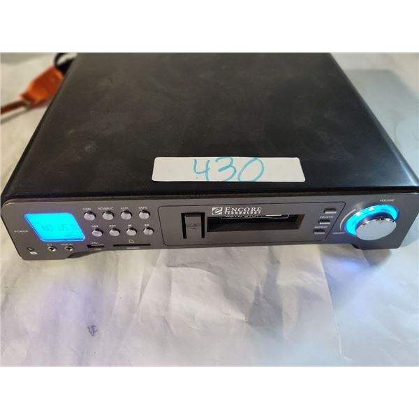 Encore Deluxe Cassette System, converts cassettes to mp3 directly to usb on sim card