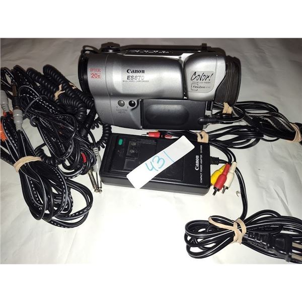 Canon ES70 video camera with case