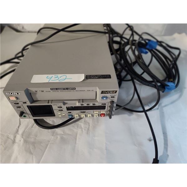 Sony DSR-45 DVCAM digital recorder