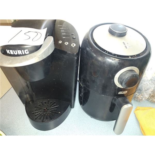 KEURIG COFFEE MAKER AND AIR FRYER LOT