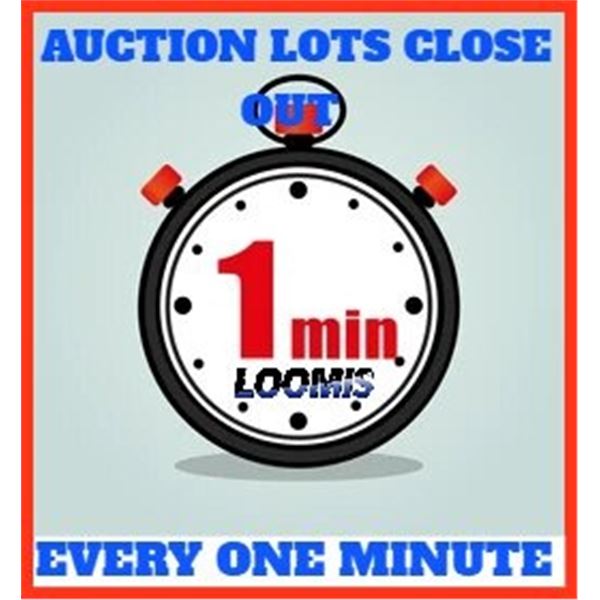 SALES LOTS CLOSE OUT EVERY 1 MINUTE