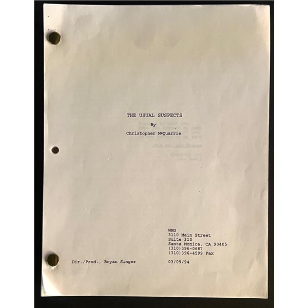 1994 The Usual Suspects Script