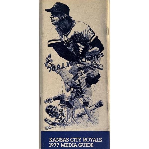 1977 Royals Media guide. 4x9 inches
