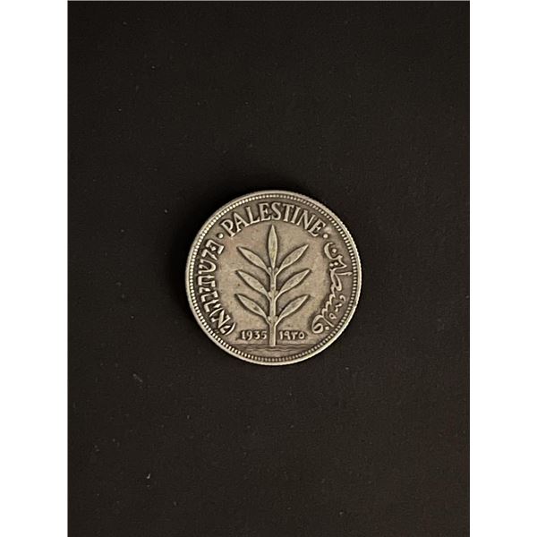1935 Palestine Silver Coin 100 Mils