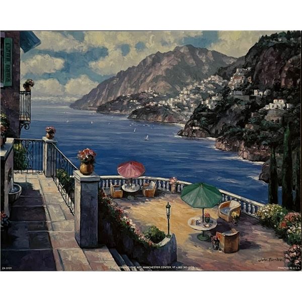 John Zaccheo Italian Seaside Art Print