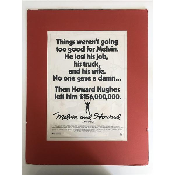 Melvin and Howard Movie Poster