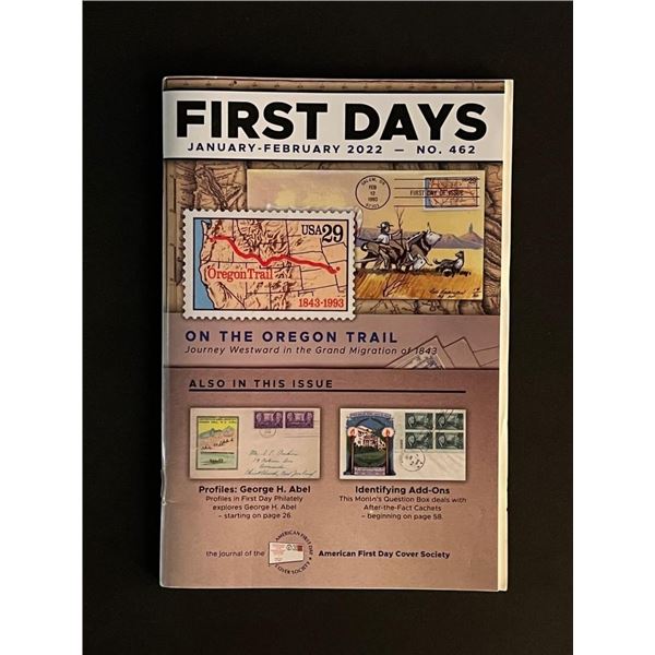 January 2022 First Days First Day Cover Journal