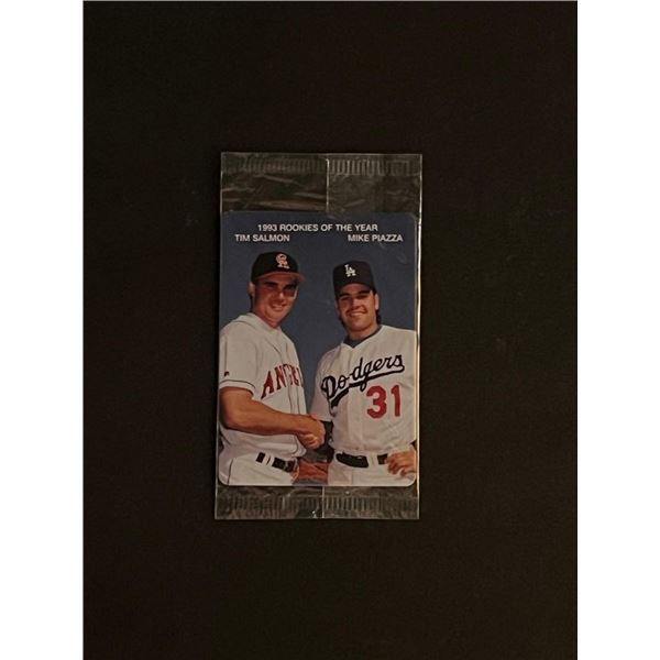1993 MLB Rookies of the Year Mothers Cookies Collector Card