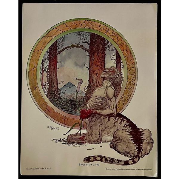 1979 Mike Kaluta Blood of the Lamb Art Print