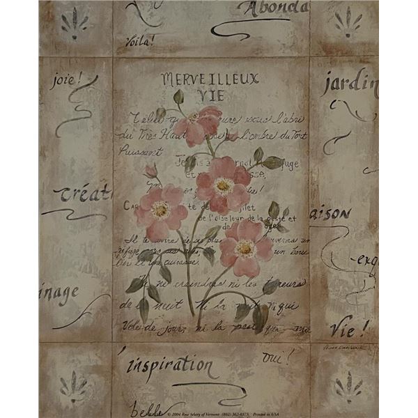 Vintage Floral Art Print