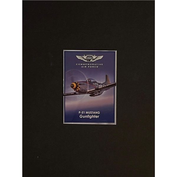 Commemorative Air Force P 51 Mustang Gunfighter Card