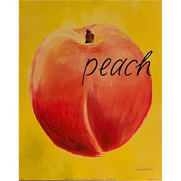 Peach Art Print