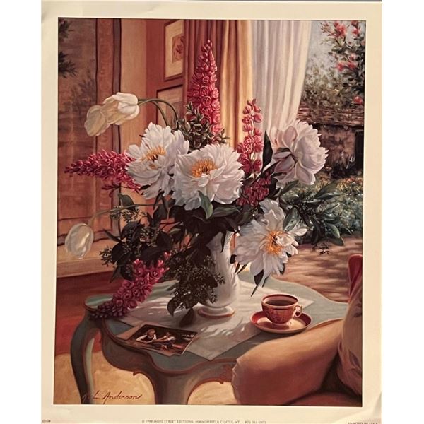 Vintage Floral Art Print