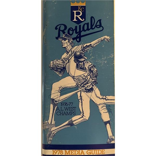1978 Royals Media guide. 4x9 inches