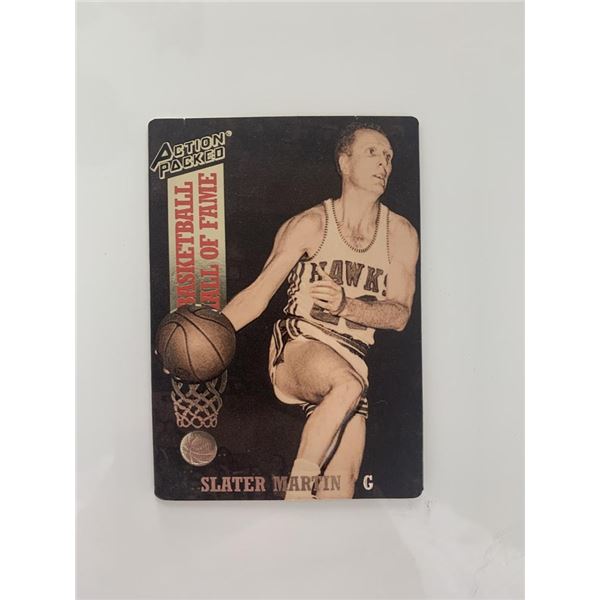Slater Martin unsigned basketball card