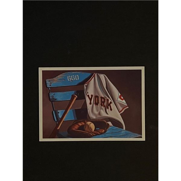 MLB New York Giants Six Sixty Lithograph Reprint on Card