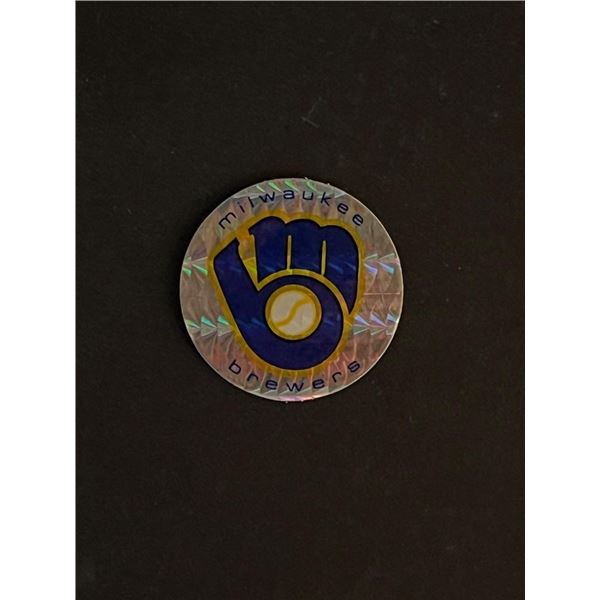 Vintage 1990s POGs Game Cap MLB Milwaukie Brewers