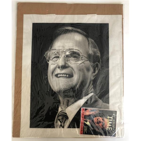 George H. W. Bush Original Print