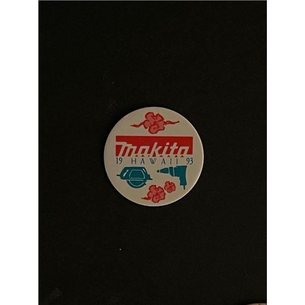 Vintage 1990s POGs Game Cap Makita Tools Hawaii