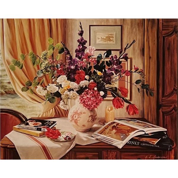 Vintage Floral Art Print