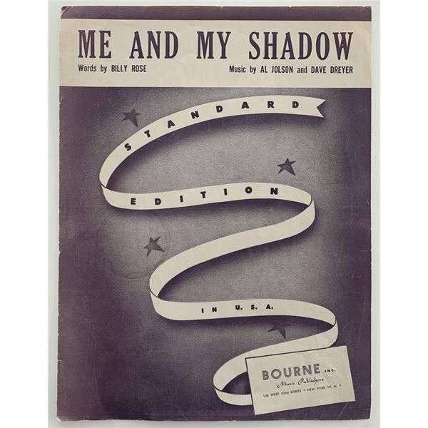 Me And My Shadow unsigned sheet music