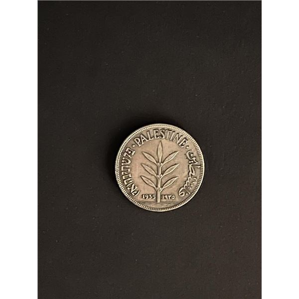 1935 Palestine Silver Coin 100 Mils
