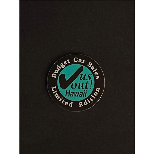 Vintage 1990s POGs Game Cap Budget Car Sales Hawaii