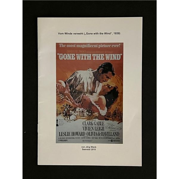 German Autograph book for Gone with the Wind