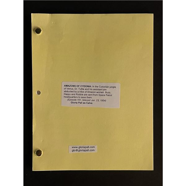 1954 Space Patrol Episode 161 Script