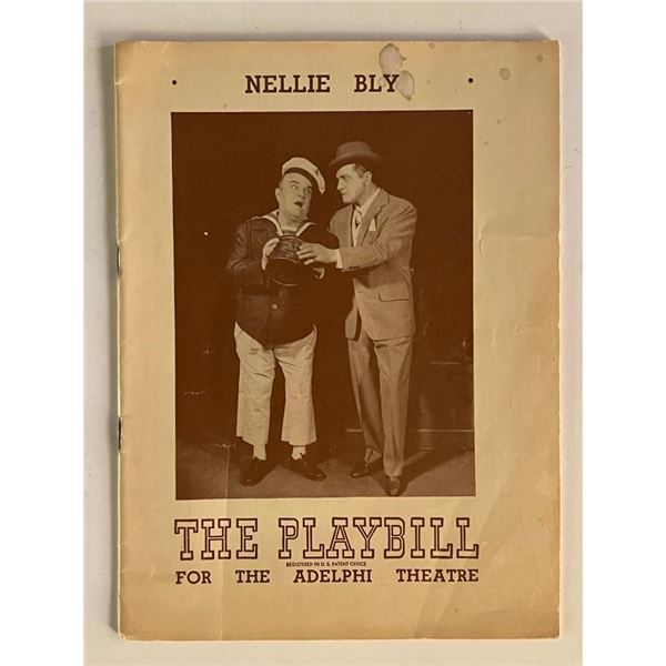 1946 Musical Comedy Nellie Bly Playbill for The Adelphi Theatre