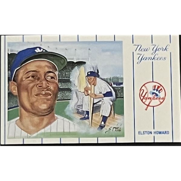 1961 New York Yankees Team Elston Howard Postcard Series No.2. Card 12 of 12