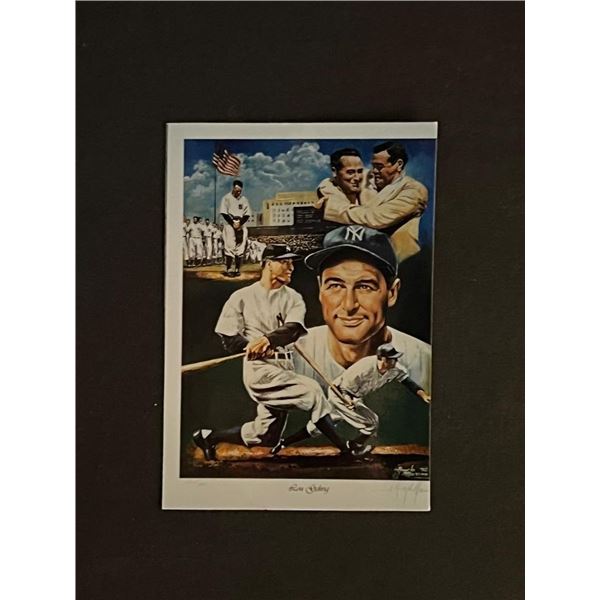 MLB New York Yankees Lou Gehrig Photo