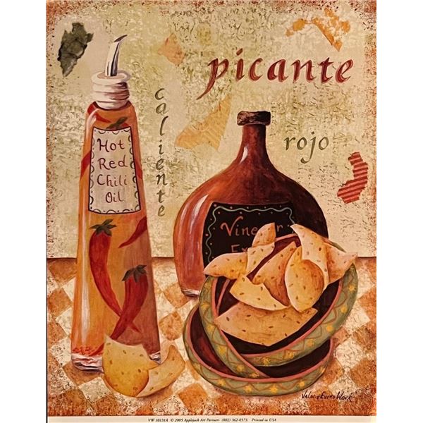 Picante Food Art Print