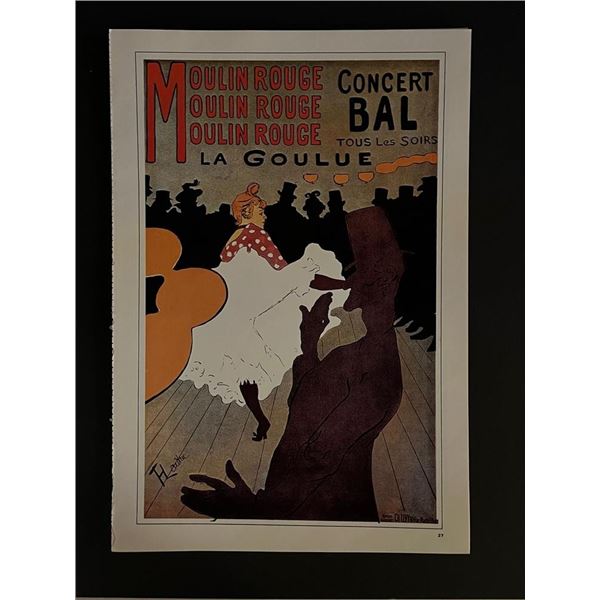 Paris France Follies Bergere Vintage Art Print