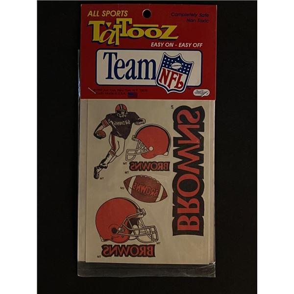 Vintage 1992 NFL Cleveland Browns Tattoos