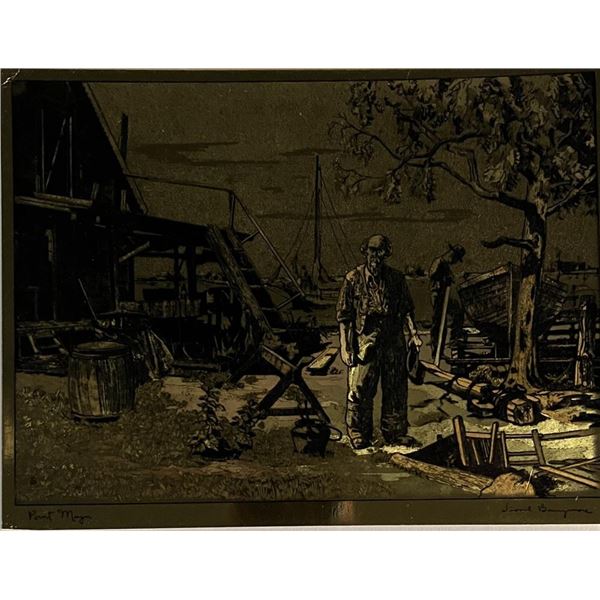 Lionel Barrymore print. 6x8 inches