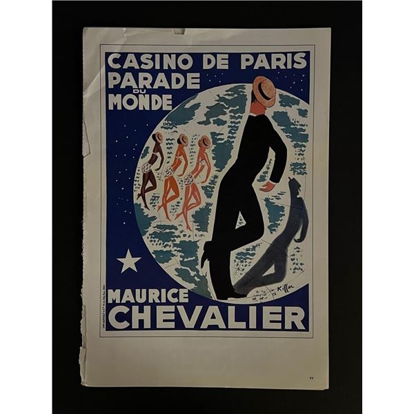 Paris France Follies Bergere Vintage Art Print