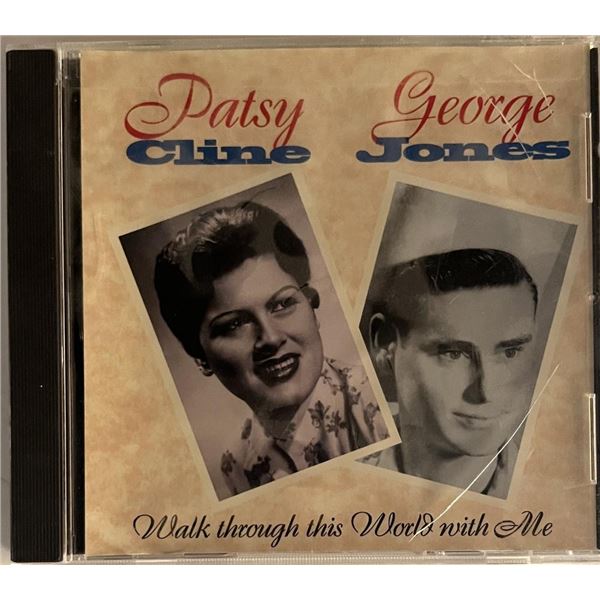 Patsy Cline George Jones Walk Through This World CD. 5x6 inches