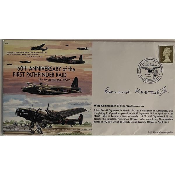 Bernard Moorecroft signed FDC. 5x9 inches