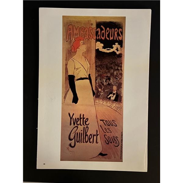 Paris France Follies Bergere Vintage Art Print