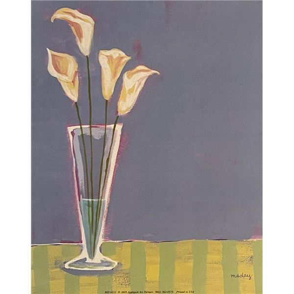 Calla Lilies Floral Art Print