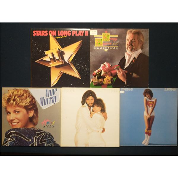 5 VINYL RECORD LOT – POP / ADULT CONTEMPORARY / 1980s