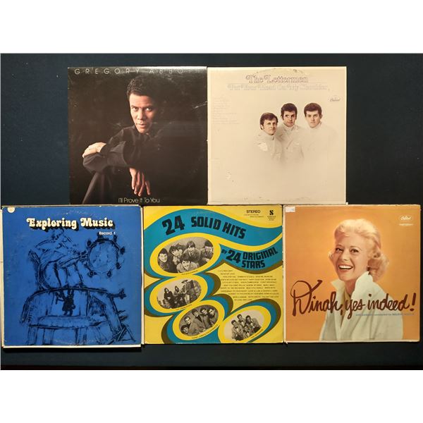 5 VINYL RECORD LOT – VOCAL POP & EASY LISTENING
