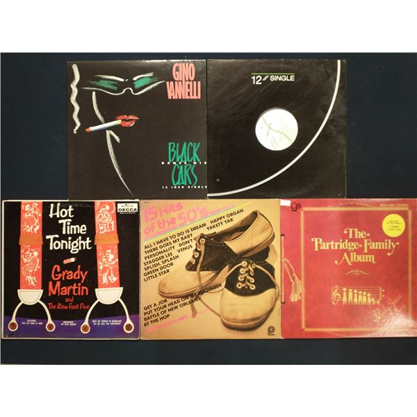5 VINYL RECORD LOT – POP, ROCK & NOSTALGIA HITS