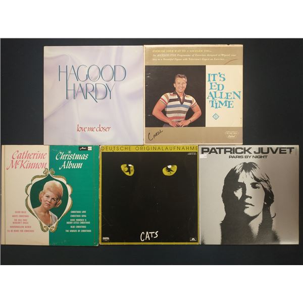 5 VINYL RECORD LOT – EASY LISTENING, POP & MUSICAL