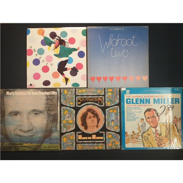 5 VINYL RECORD LOT – POP, COUNTRY & ORCHESTRAL CLASSICS