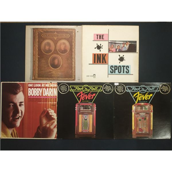 5 VINYL RECORD LOT – VOCAL POP & EARLY ROCK / CLASSICS