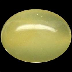 30.35ct Oval Cab Yellow Natual Opal Africa Rare (GEM-14428)
