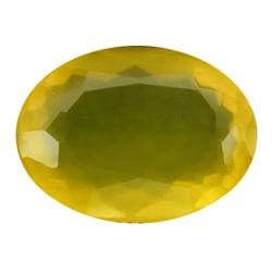 11.50ct Oval Best Yellow Opal Unheated (GEM-16417)