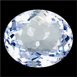 18.03ct Oval Cut Sky Blue Quartz (GEM-17179B)
